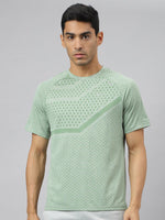 Thumbnail for Alcis Men Anti-Static Slim-Fit Round Neck Distance Running T-Shirt - Distacart