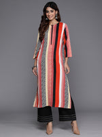 Thumbnail for Indo Era Multi Printed Straight Kurta - Distacart