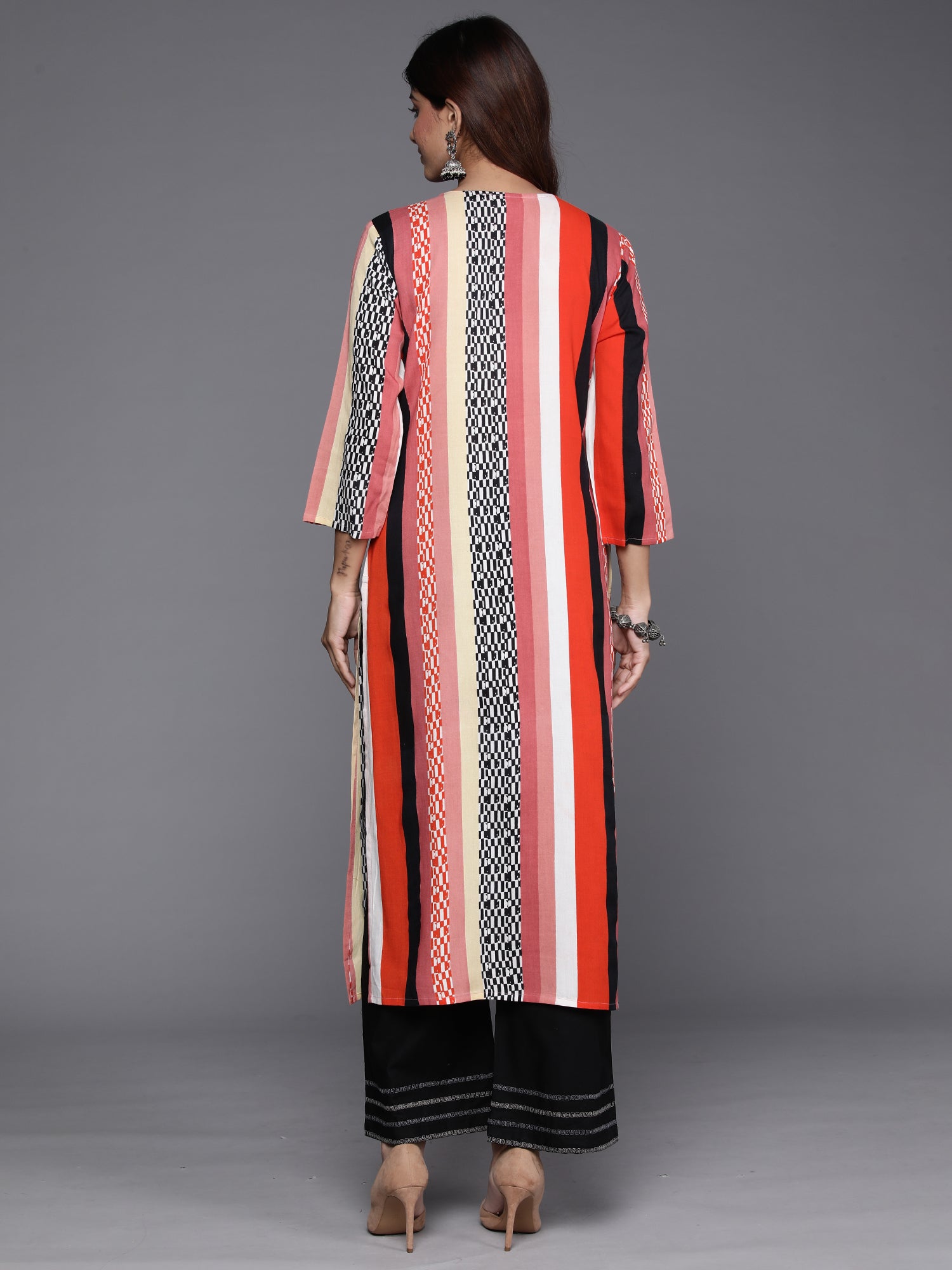 Indo Era Multi Printed Straight Kurta - Distacart