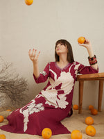 Thumbnail for Indo Era Red Printed A-Line Kurta Salwar set - Distacart