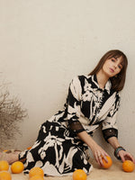 Thumbnail for Indo Era Black Printed Straight Kurta Trousers set - Distacart