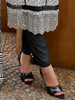 Thumbnail for Indo Era Off White Printed Straight Kurta Trousers With Dupatta set - Distacart