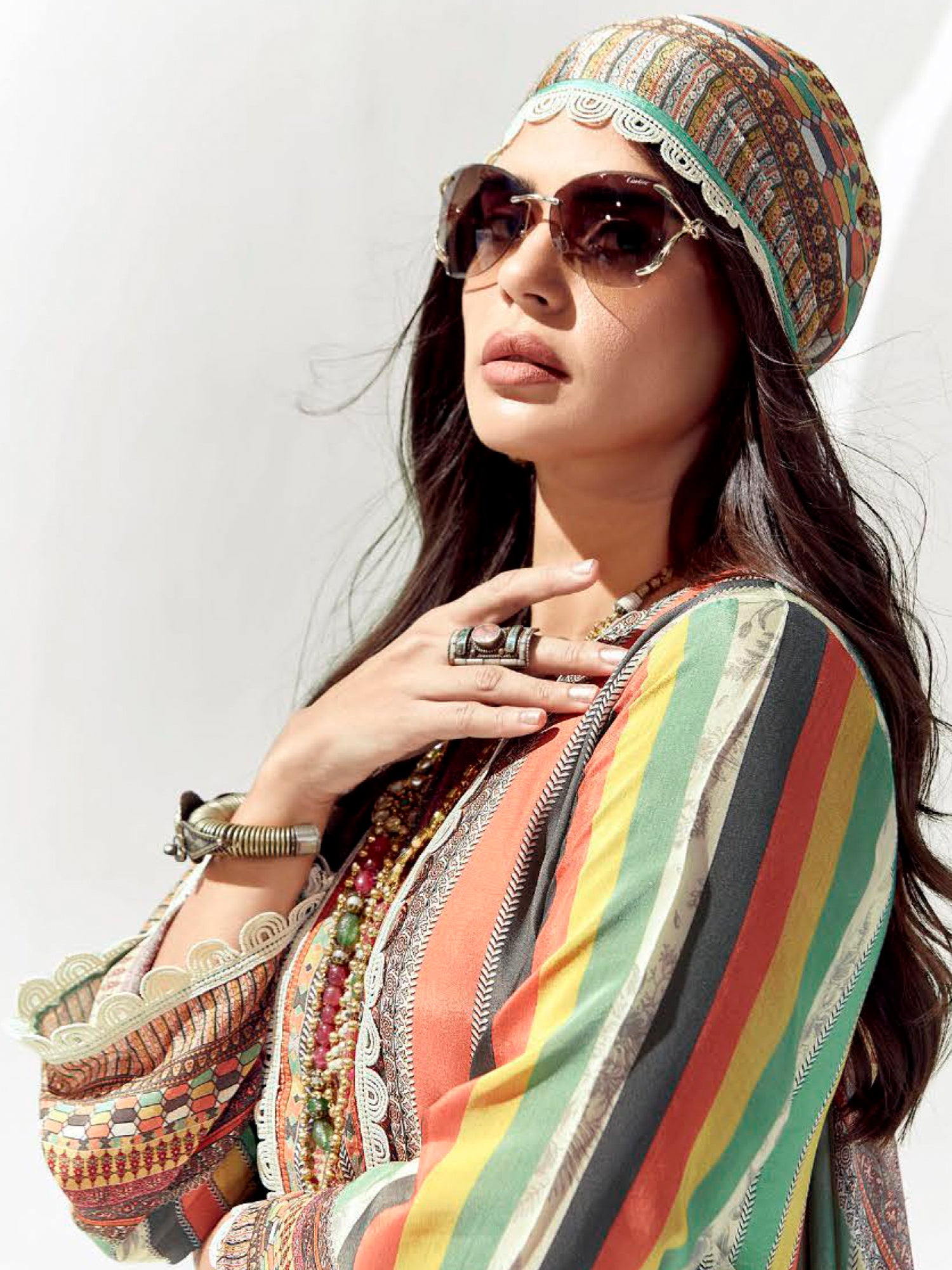 Indo Era Multi Printed Straight Kurta Trousers set - Distacart