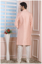 Thumbnail for Raivat Ethnic Art Silk Thread Work Indo Western In Pink Colour - Distacart