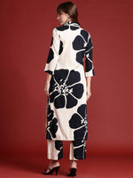 Thumbnail for Indo Era Off White Printed Straight Kurta Palazzos Set - Distacart