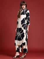 Thumbnail for Indo Era Off White Printed Straight Kurta Palazzos Set - Distacart