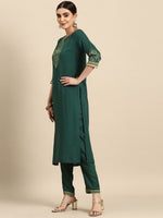 Thumbnail for All About You Ethnic Motifs Print Kurta with Trousers & With Dupatta - Distacart