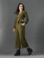 Thumbnail for Myshka Women's Olive Green Co-Ord Set