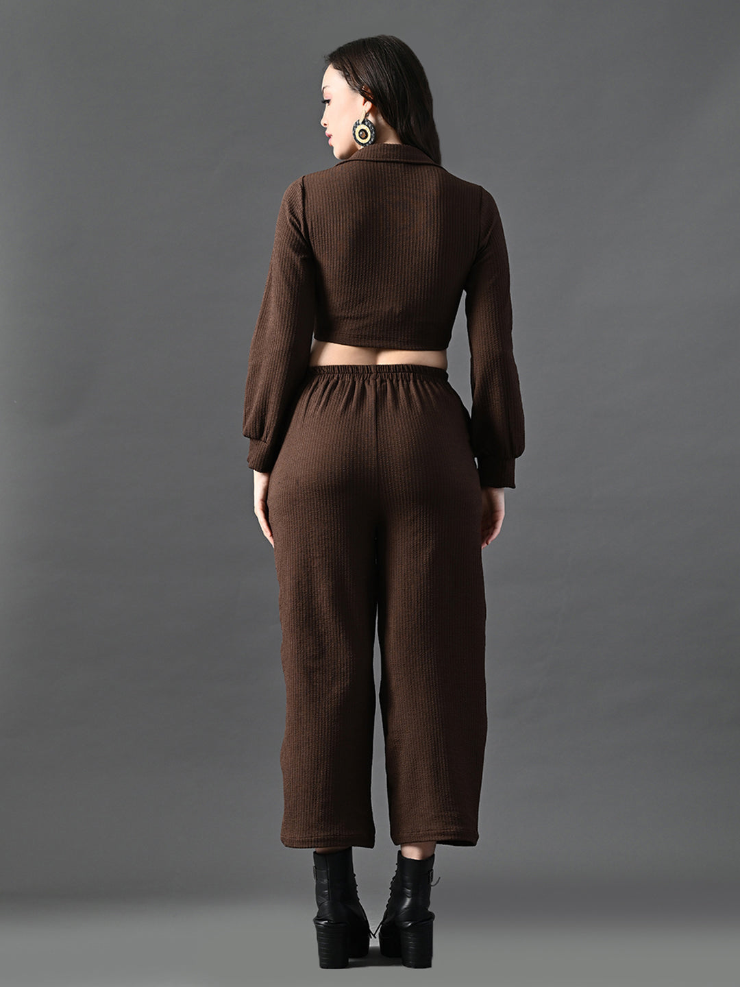 Myshka Women's Coffe Co-Ord Set - Distacart