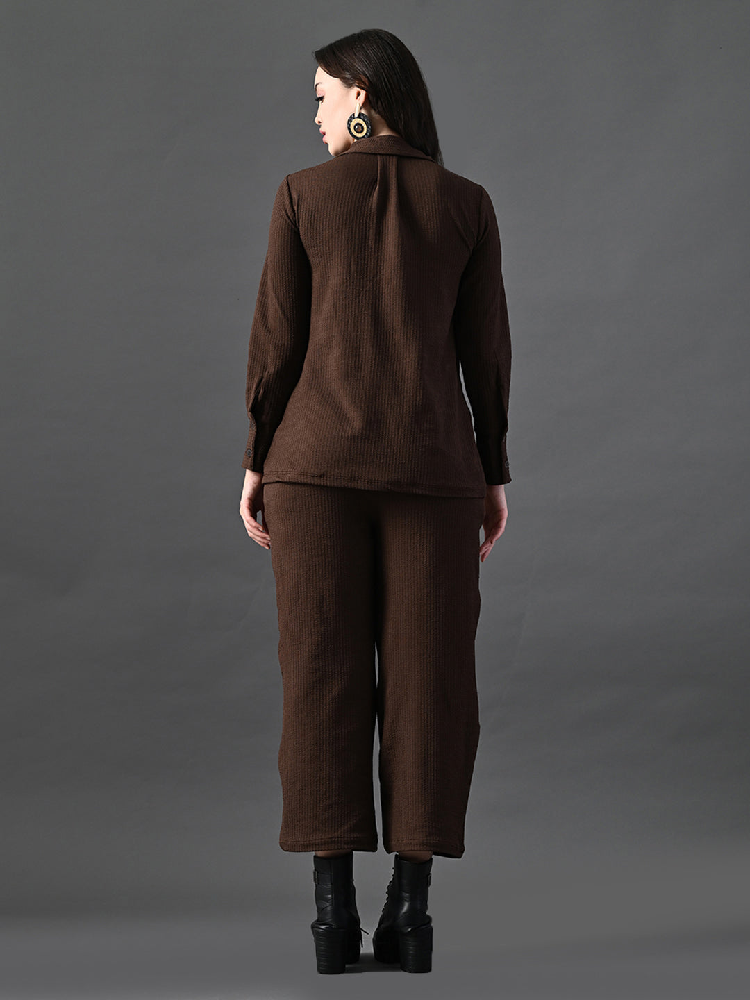 Myshka Women's Coffe Everyday Lounge Set - Distacart