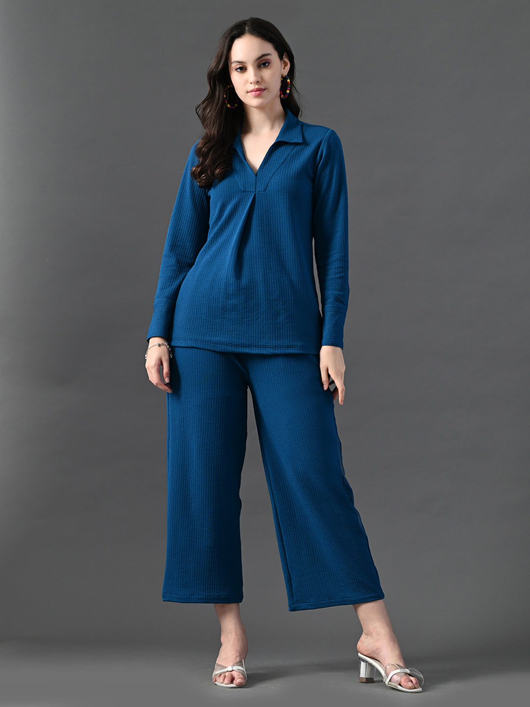 Myshka Women's Blue Everyday Lounge Set - Distacart