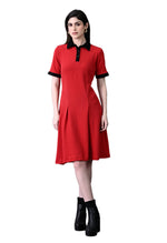 Thumbnail for Myshka Women's Red Collared Dress