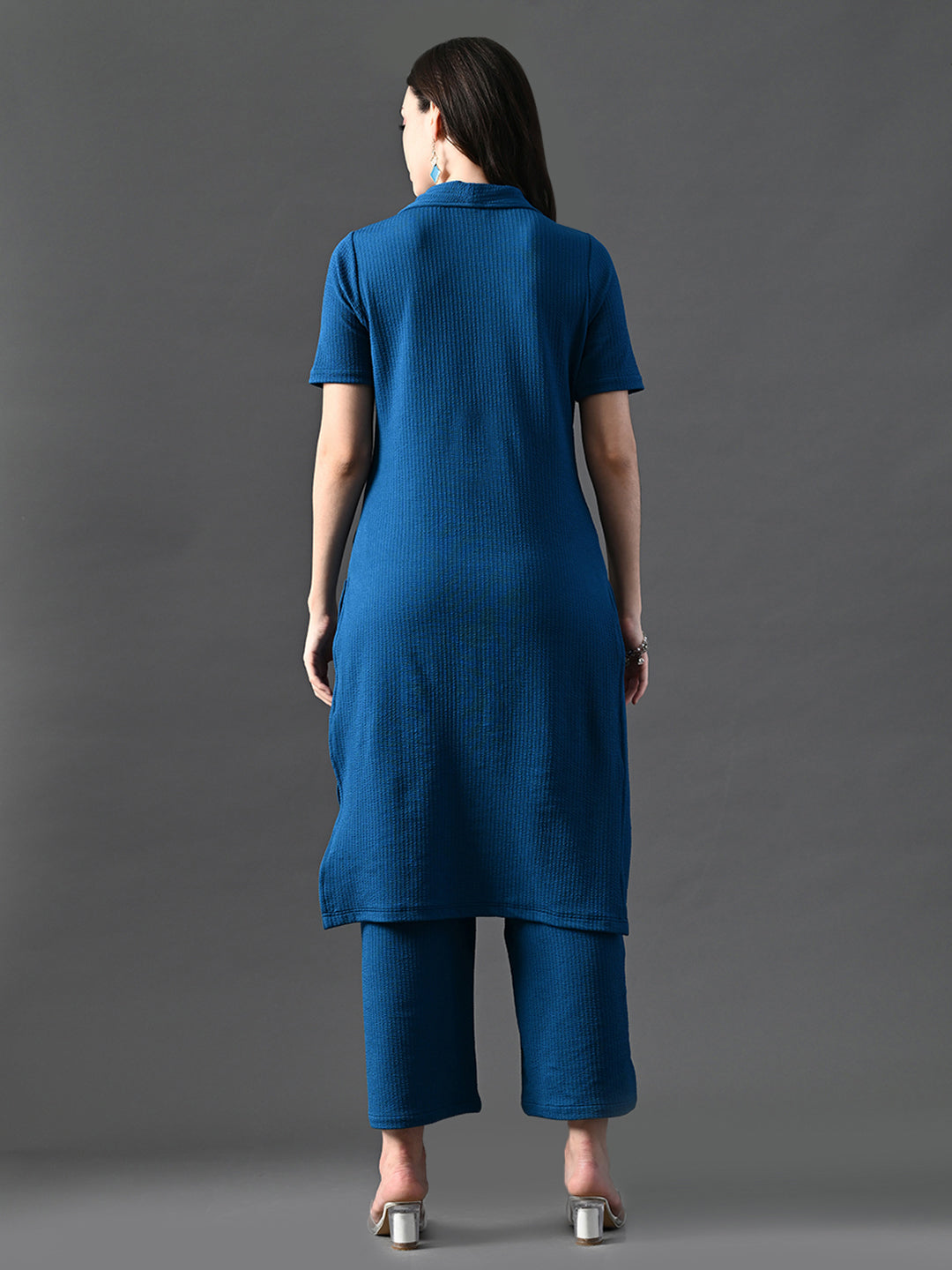 Myshka Women's Blue Kurta Set - Distacart