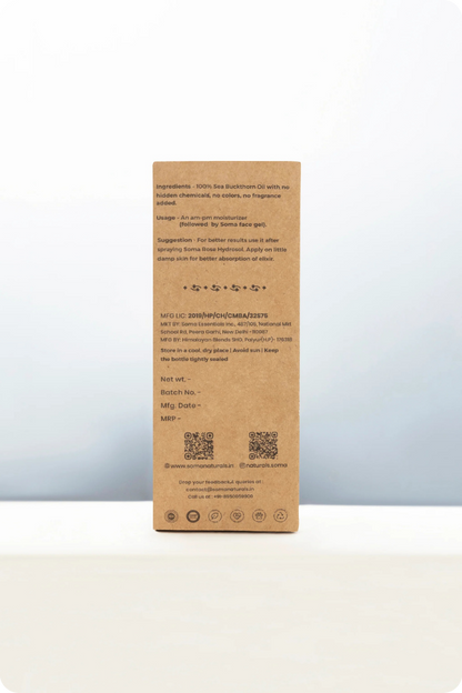 Soma Naturals Seabuckthorn Face Elixir - Distacart