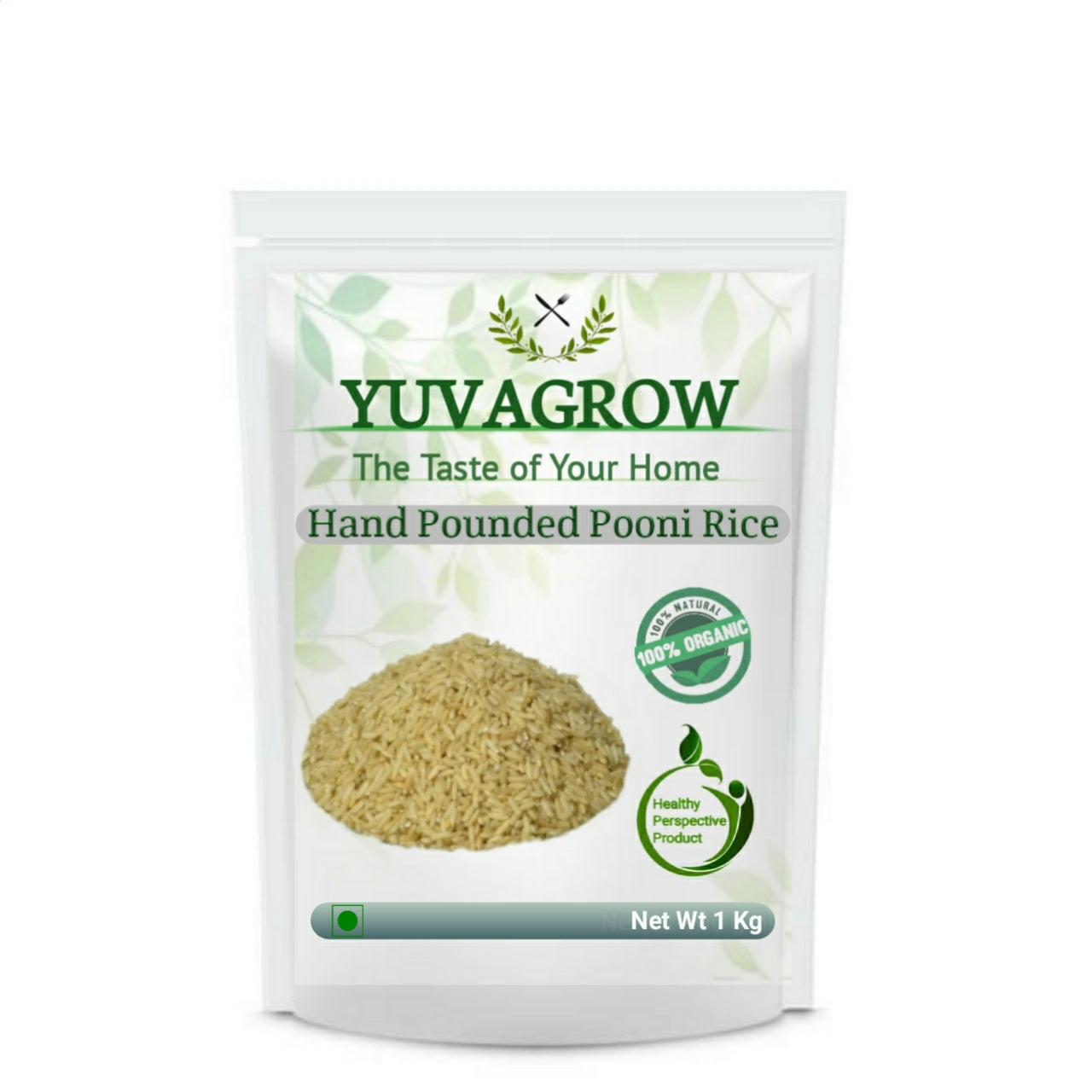 Yuvagrow Hand Pounded Pooni Rice - Distacart