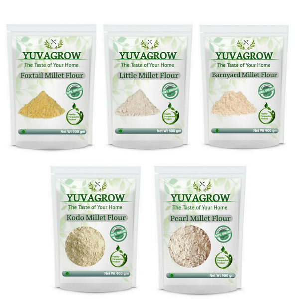 Yuvagrow Combo Millets Flour - Distacart