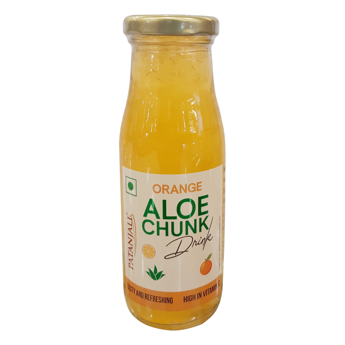 Patanjali Orange Aloe Chunk Drink - Distacart