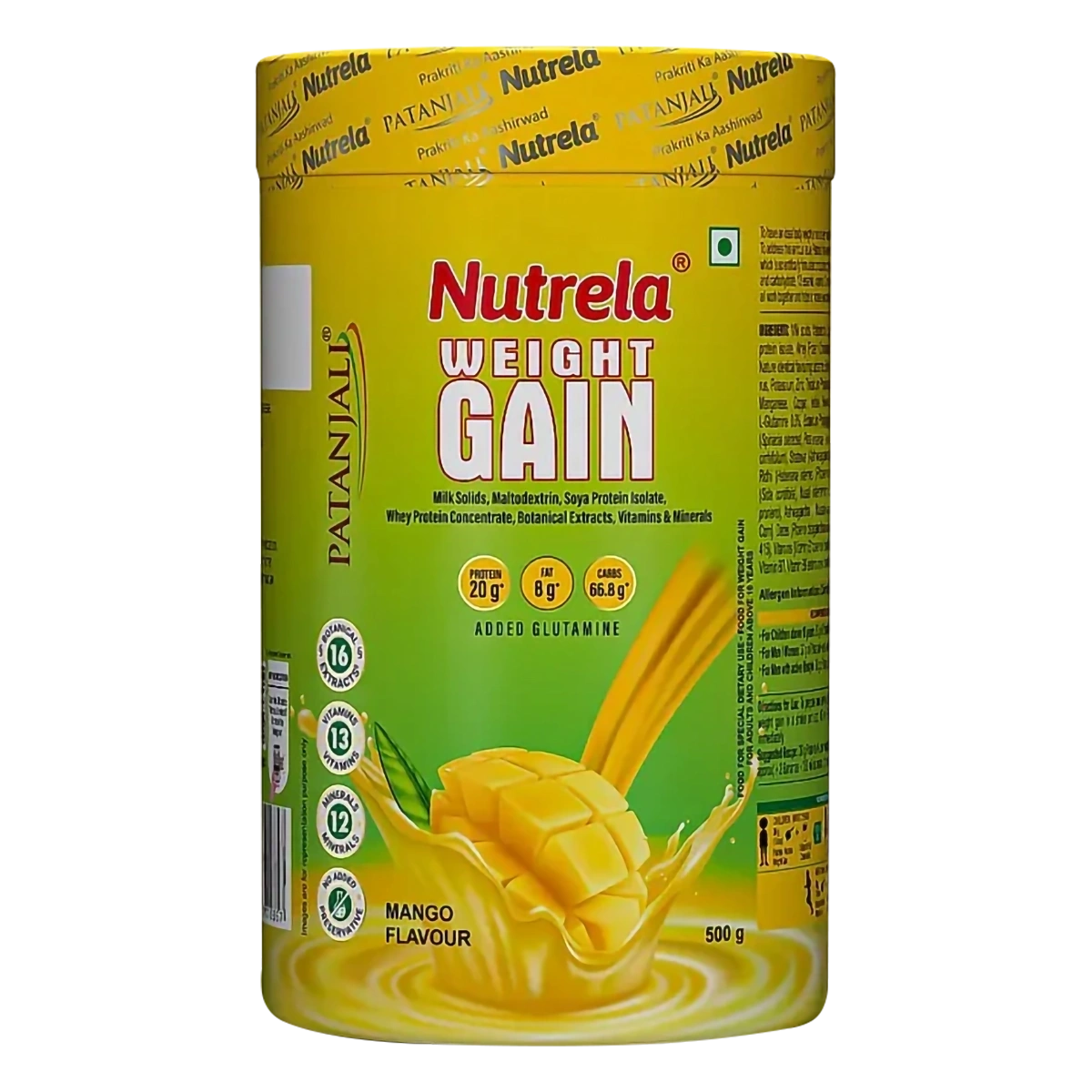 Patanjali Nutrela Weight Gain - Mango Flavour