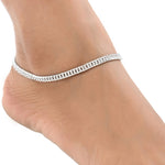 Thumbnail for AanyaCentric Silver Plated Traditional Anklets Payal - Classic and Stylish for Women and Girls - Distacart