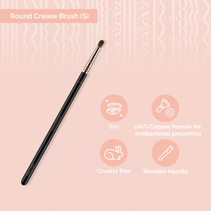 Miss Claire M13 - Round Crease Brush (S) - Rose Gold - Distacart