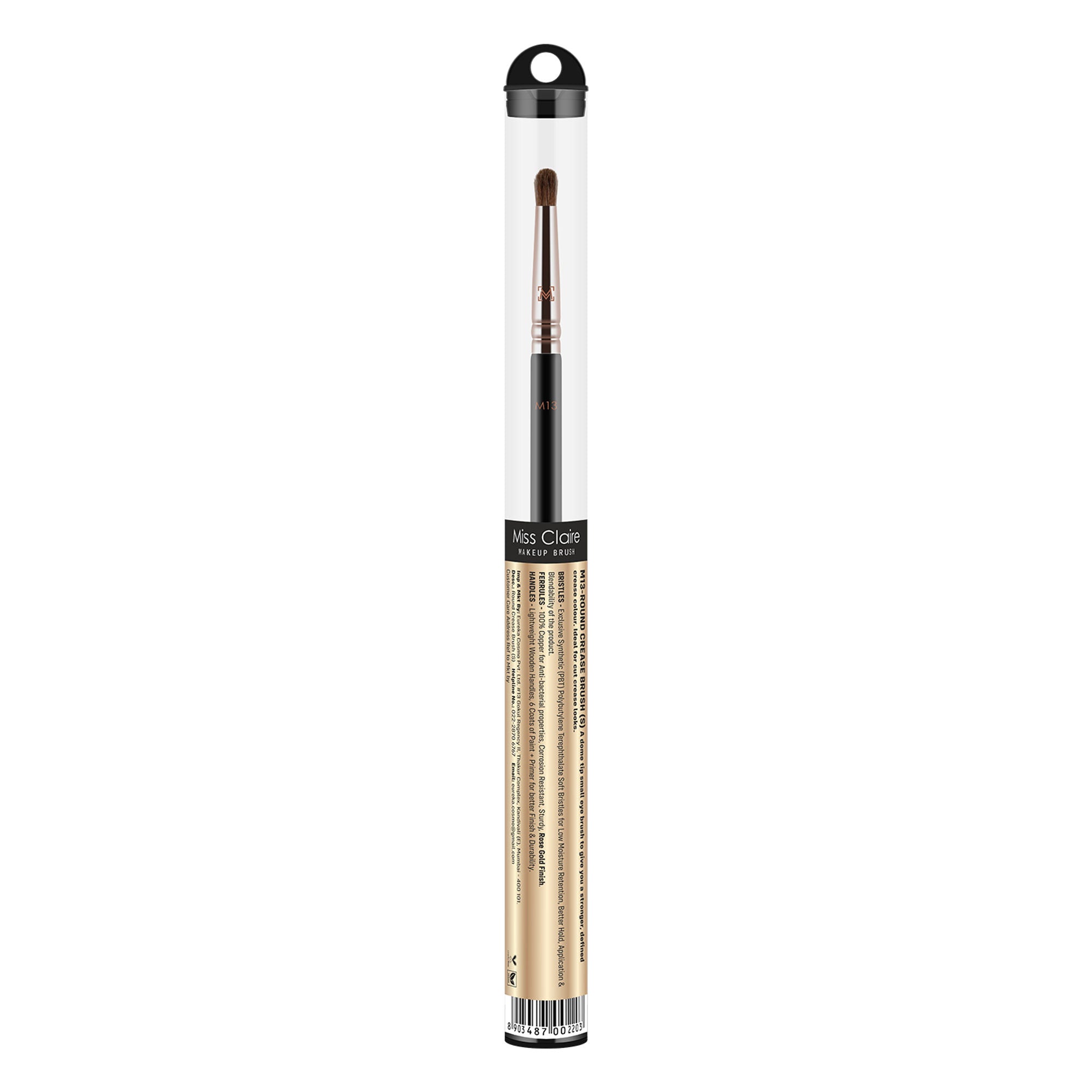 Miss Claire M13 - Round Crease Brush (S) - Rose Gold - Distacart