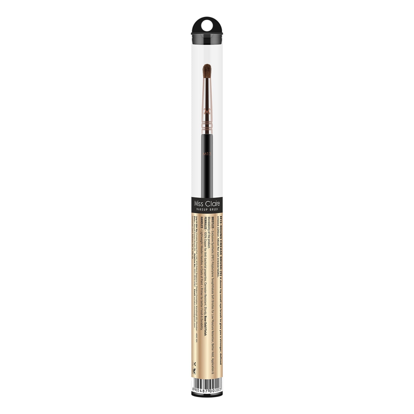 Miss Claire M13 - Round Crease Brush (S) - Rose Gold - Distacart