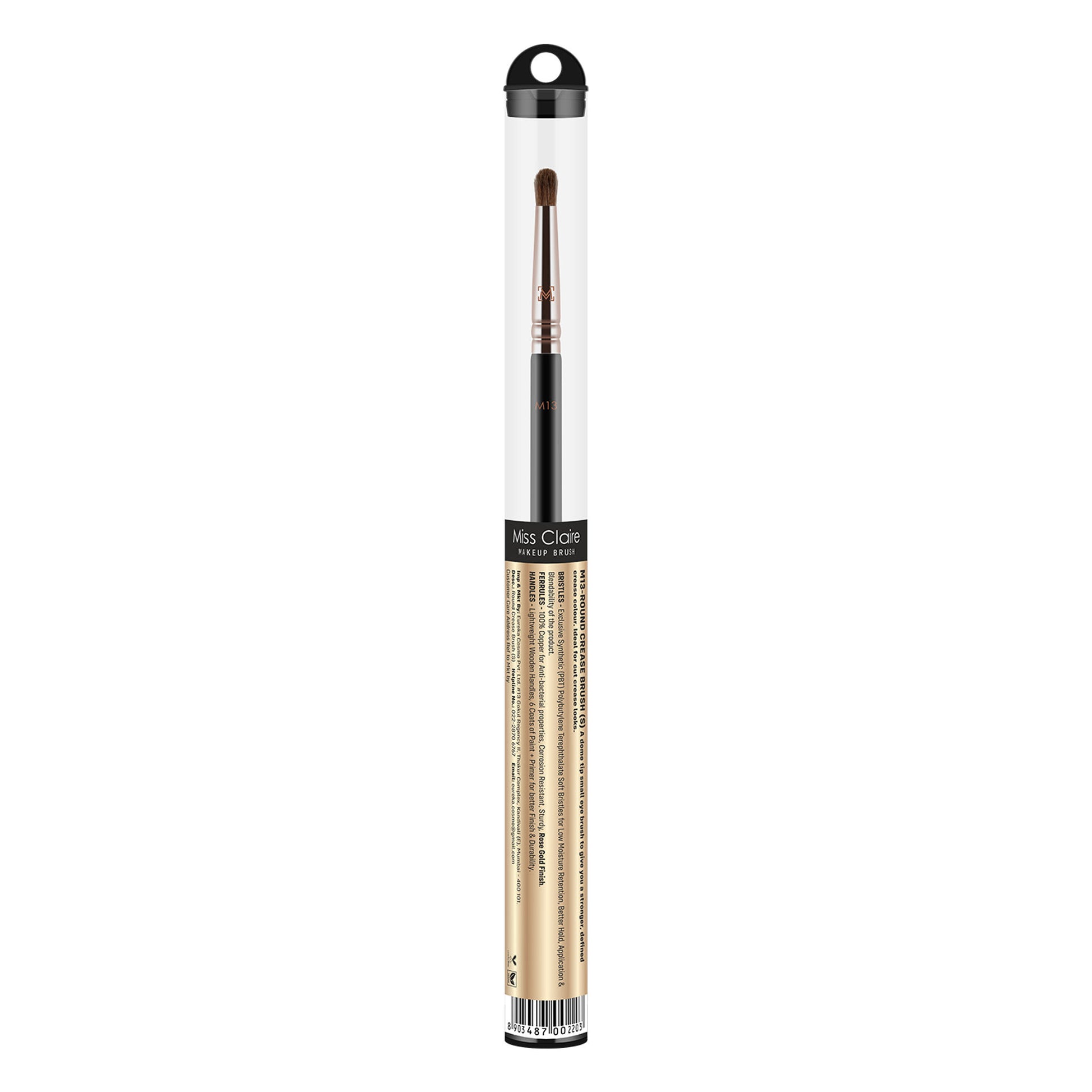 Miss Claire M13 - Round Crease Brush (S) - Rose Gold - Distacart