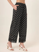 Thumbnail for Yufta Black Pure Cotton Co Ord Set