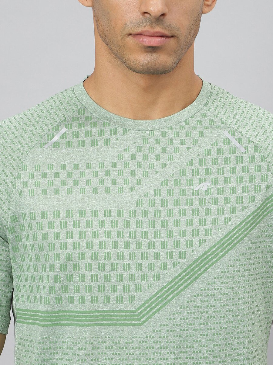 Alcis Men Anti-Static Slim-Fit Round Neck Distance Running T-Shirt - Distacart