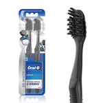Thumbnail for Oral-B 3D White Charcoal Soft Toothbrush For Adults (Pack Of 2) - Distacart