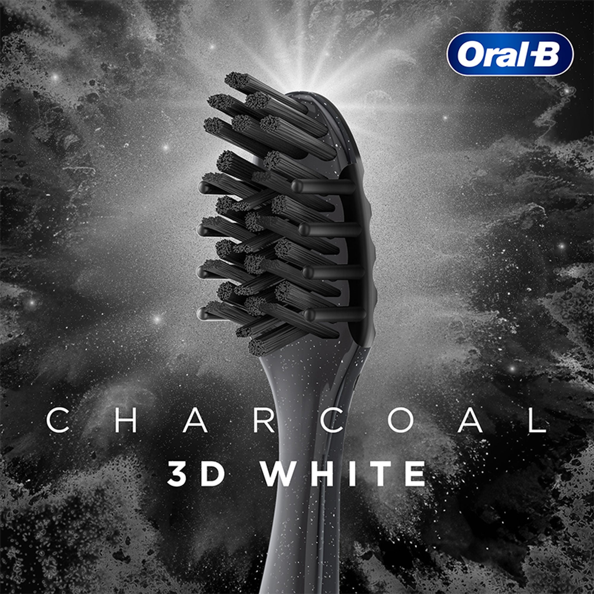 Oral-B 3D White Charcoal Soft Toothbrush For Adults (Pack Of 2) - Distacart