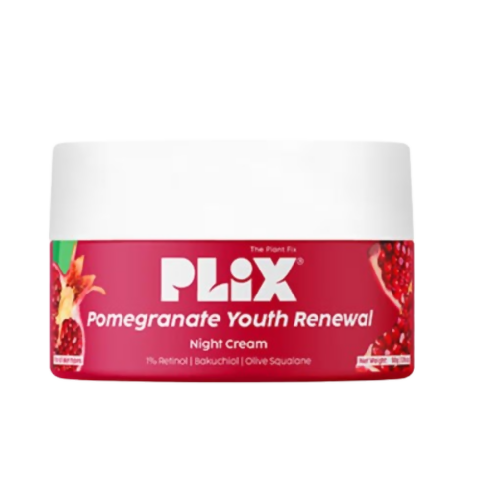 PLIX The Plant Fix 1.20% Retinol & 1% Bakuchi Oil Pomegranate Anti Ageing Night Cream - Distacart