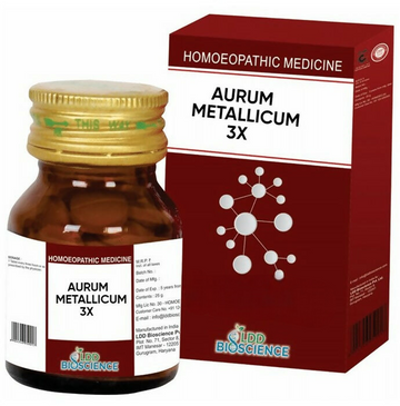 LDD Bioscience Homeopathy Aurum Metallicum 3X Tablets - Distacart