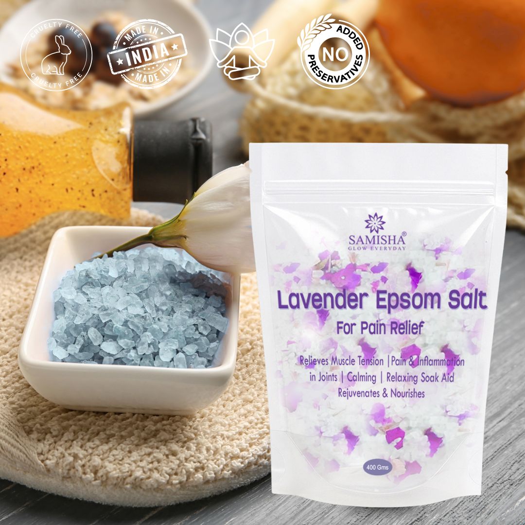 Samisha Lavender Epsom Salt For Pain Relief - Distacart