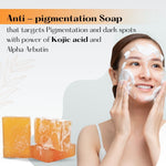 Thumbnail for Samisha 1% Kojic Acid Soap With Alpha Arbutin For Pigmentation & Sun Damage - Distacart