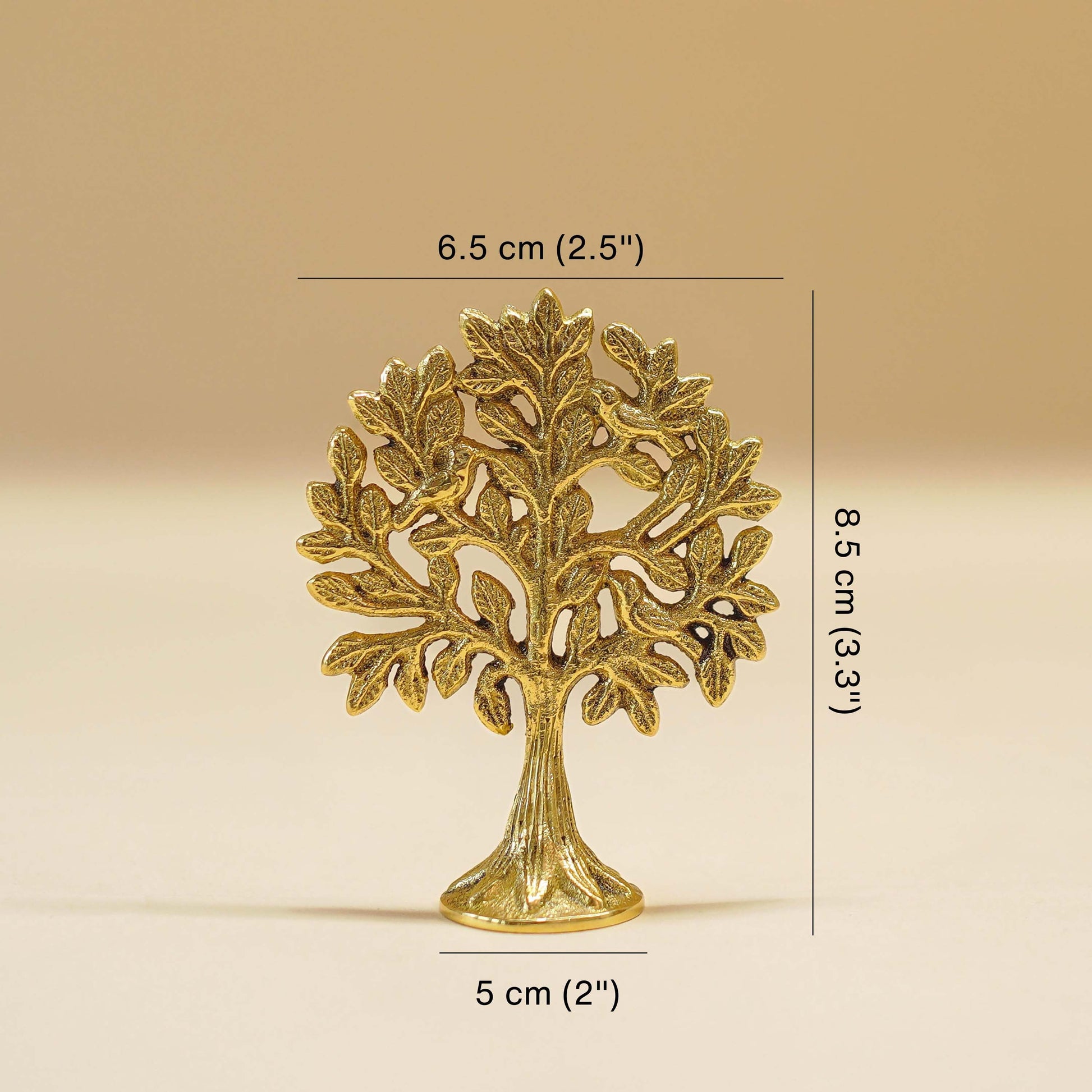 mini brass kalpvriksh 2 5 inch