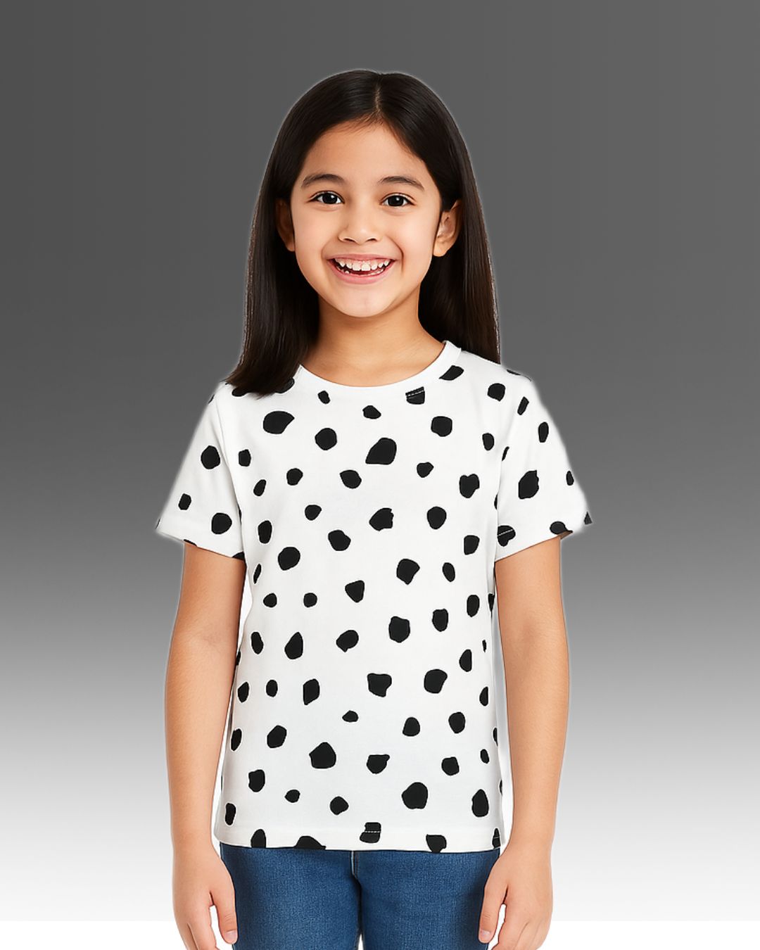 Chilins Kids Boy's Girls Regular Fit T-Shirt