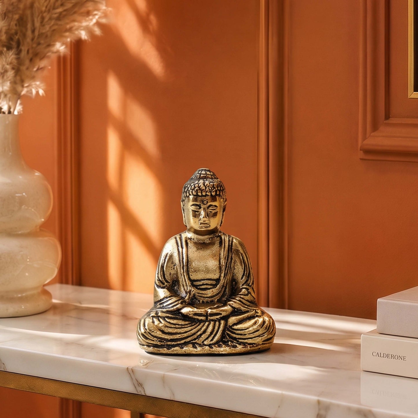meditating buddha statue