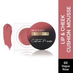 Thumbnail for Swiss Beauty Select Lip And Cheek Cushion Mousse With Vitamin E - 2 Vogue Rose