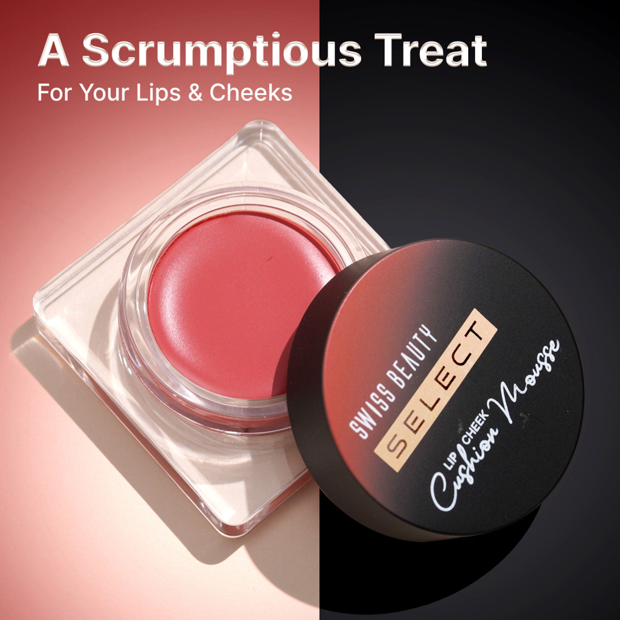 Swiss Beauty Select Lip And Cheek Cushion Mousse With Vitamin E - 2 Vogue Rose - Distacart