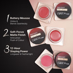 Thumbnail for Swiss Beauty Select Lip And Cheek Cushion Mousse With Vitamin E - 2 Vogue Rose - Distacart