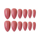 Thumbnail for shills professional reusable press on nails almond spn611