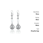 Thumbnail for New Stylish Oxidized Gold-Polished Gold Studs Earrings for Womens by House of Ree - Distacart