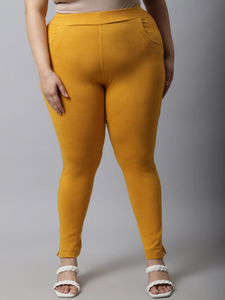 TAG 7 Women Plus Size Cotton Ankle-Length Leggings - Distacart