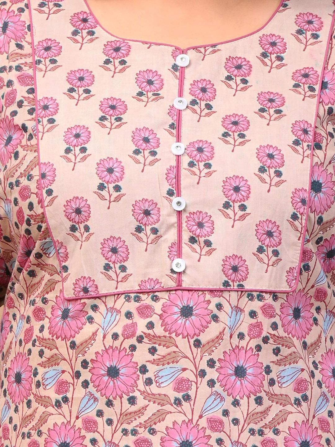 Swasti Women Ethnic Motifs Printed Floral Kurta - Distacart