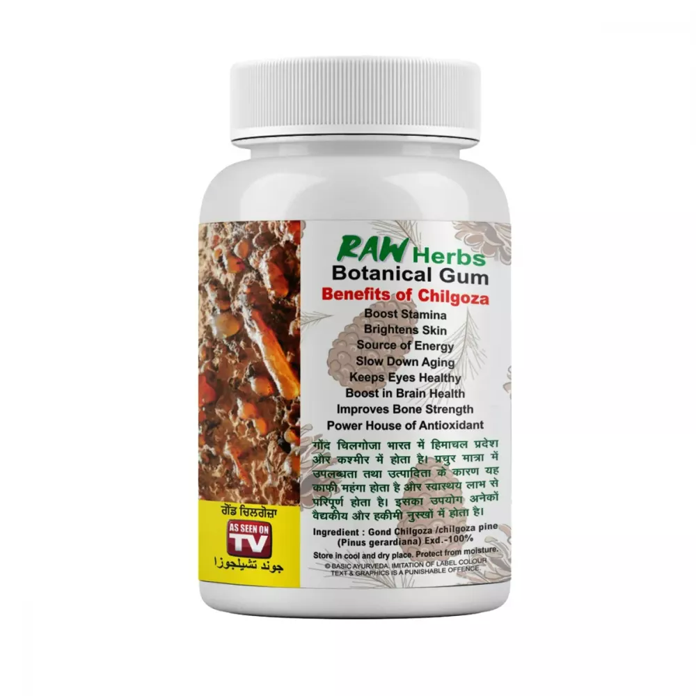 Basic Ayurveda Gond Chilgoza - Distacart