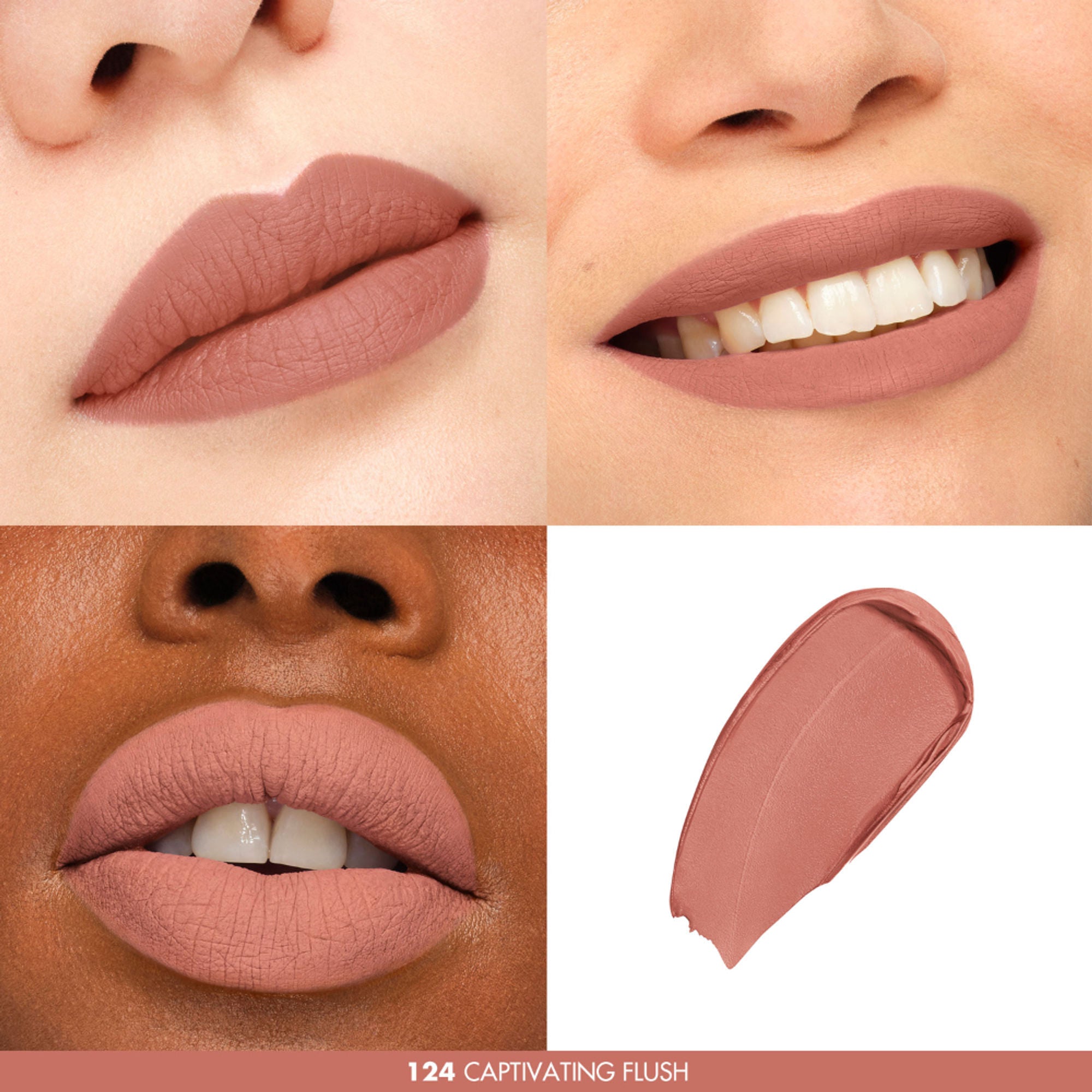 MAKE UP FOR EVER Ra For Ever Stick Matte - 124 Captivating Flush - Distacart