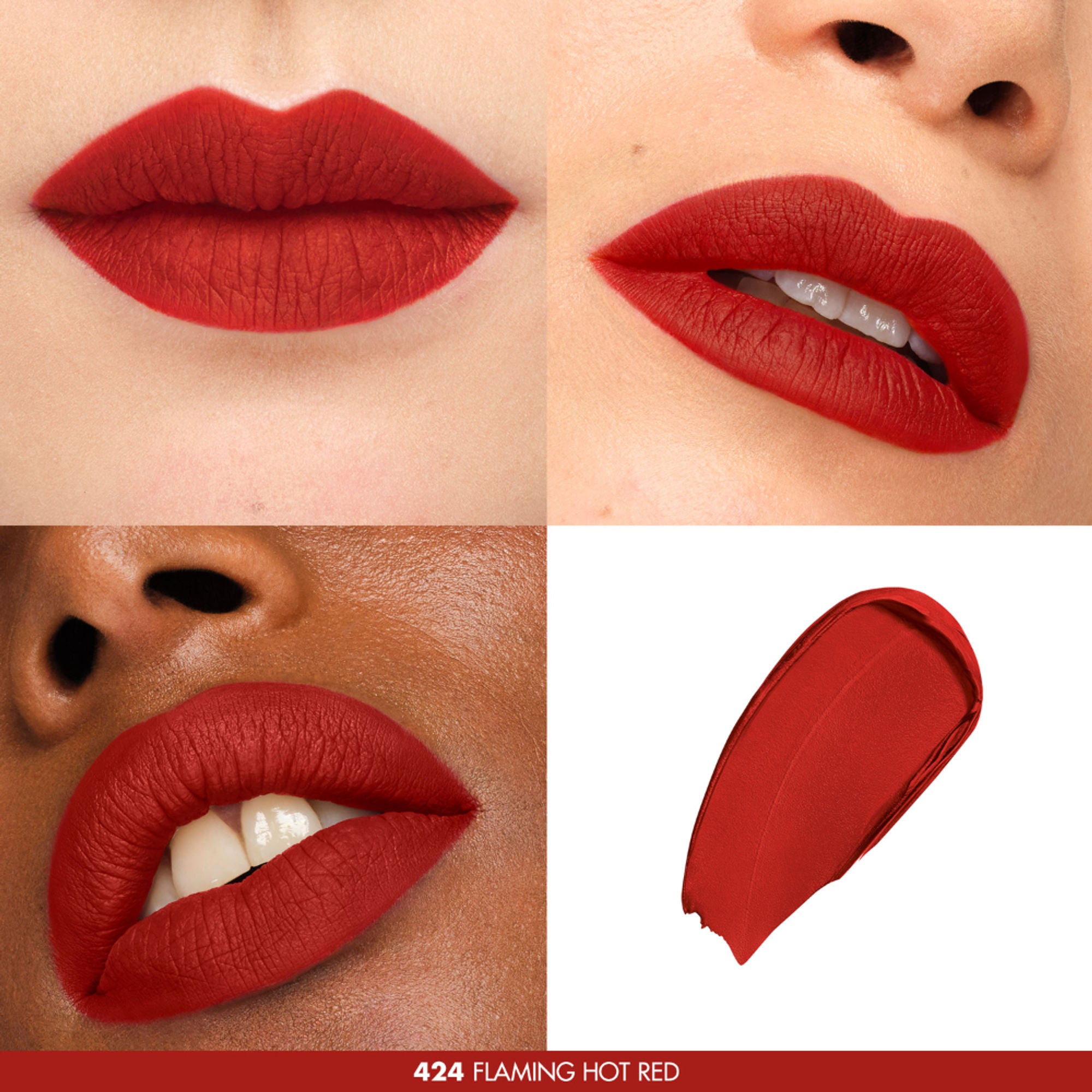 MAKE UP FOR EVER Ra For Ever Stick Matte - 424 Flaming Hot Red - Distacart
