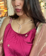 Thumbnail for Jewel City Rose-Gold Plated White CZ-Studded Jewellery Set - Distacart