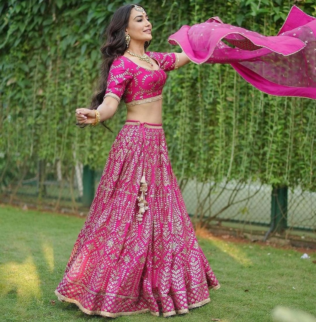 Lehenga Mart Glamorous Designer Lehenga Choli for Bridal and Bridesmaids Wedding Wear Choli - Distacart